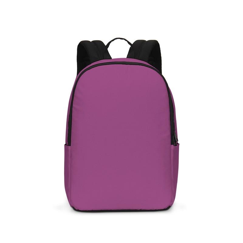 Muted Magenta Purple Waterproof Backpack C20M80Y0K30 - Backpack