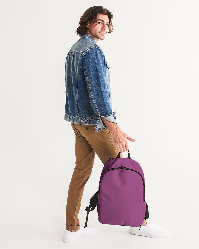 Muted Magenta Purple Waterproof Backpack C20M80Y0K30 - Man 1