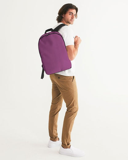 Muted Magenta Purple Waterproof Backpack C20M80Y0K30 - Man 2