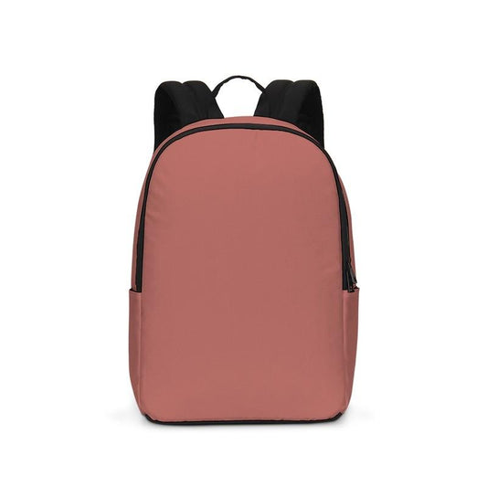 Muted Pink Red Waterproof Backpack C0M60Y45K30 - Backpack