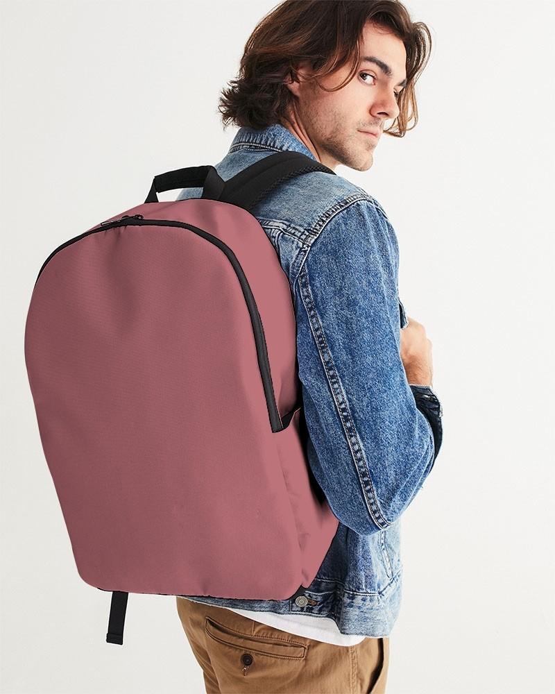 Muted Pink Waterproof Backpack C0M60Y30K30 - Man CloseUp