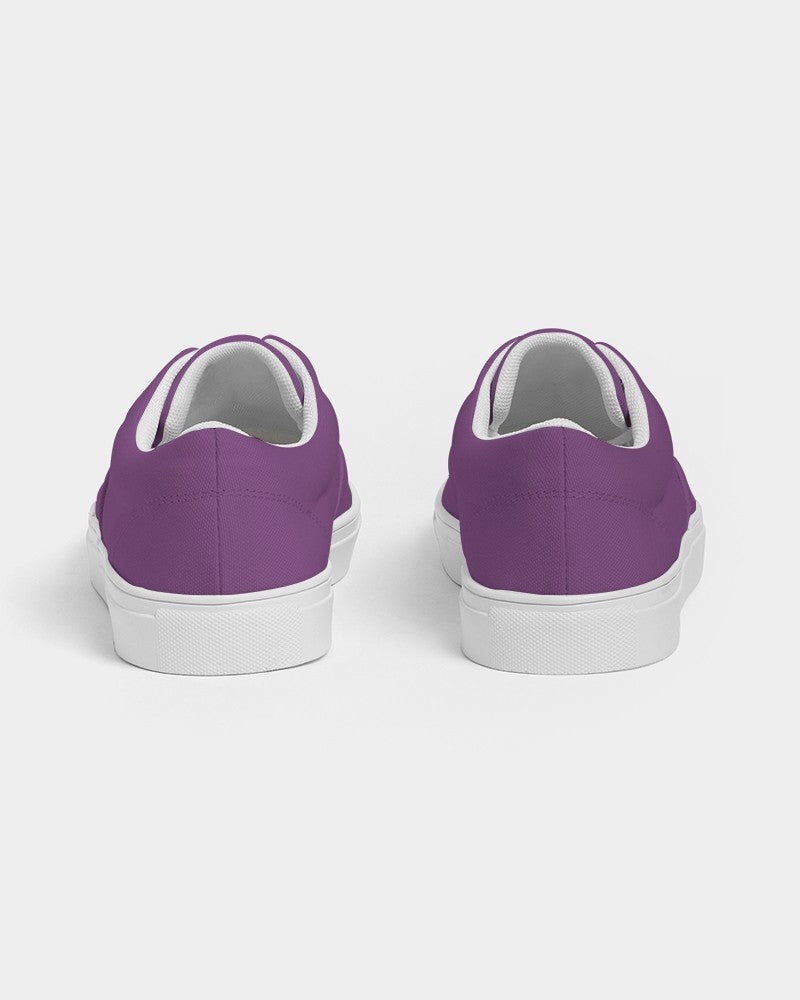 Muted Purple Canvas Sneakers C40M80Y0K30 - Back