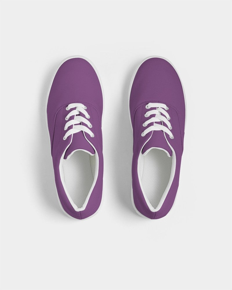 Muted Purple Canvas Sneakers C40M80Y0K30 - Top