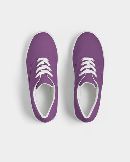 Muted Purple Canvas Sneakers C40M80Y0K30 - Top