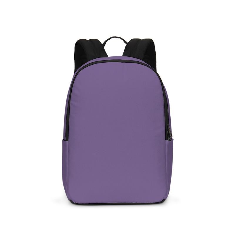 Muted Purple Violet Waterproof Backpack C45M60Y0K30 - Backpack