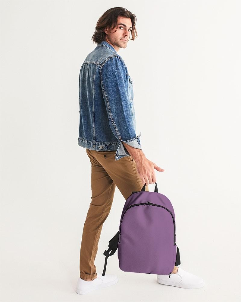 Muted Purple Waterproof Backpack C30M60Y0K30 - Man 1