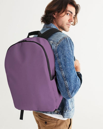 Muted Purple Waterproof Backpack C30M60Y0K30 - Man CloseUp