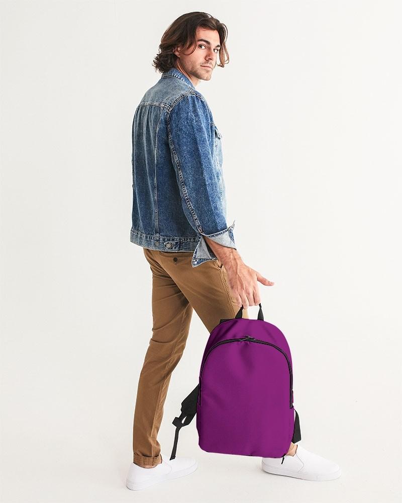 Muted Purple Waterproof Backpack C38M100Y0K30 - Man 1