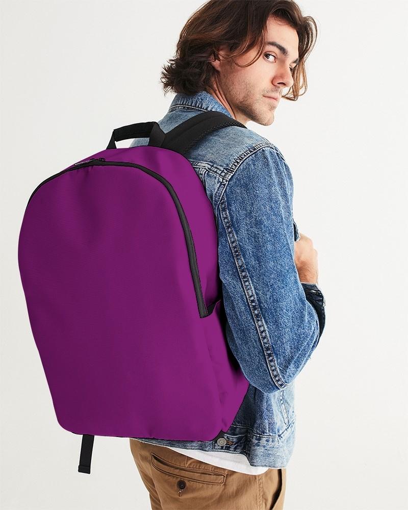 Muted Purple Waterproof Backpack C38M100Y0K30 - Man CloseUp