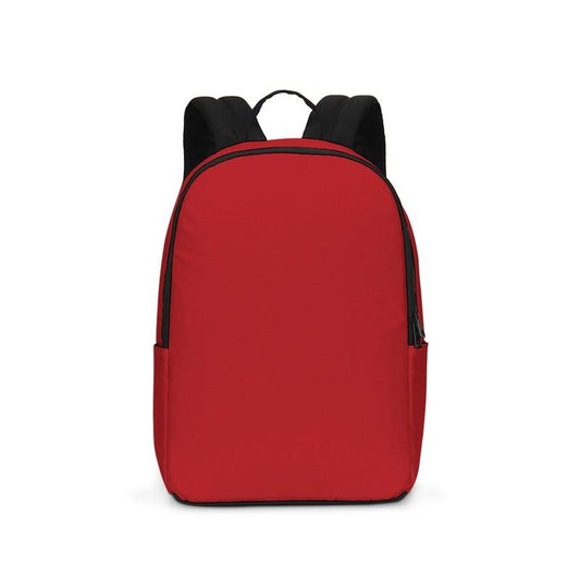 Muted Red Waterproof Backpack C0M100Y100K30 - Backpack