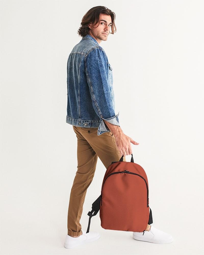 Muted Red Waterproof Backpack C0M80Y80K30 - Man 1