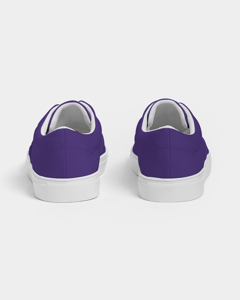 Muted Violet Canvas Sneakers C88M100Y0K30 - Back