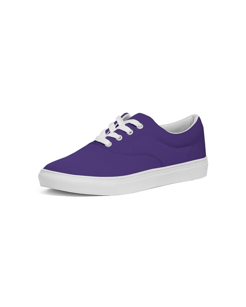 Muted Violet Canvas Sneakers C88M100Y0K30 - Side 2