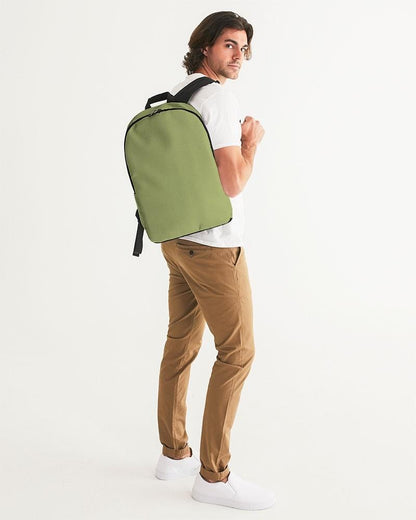 Muted Yellow Warm Green Waterproof Backpack C15M0Y60K30 - Man 2