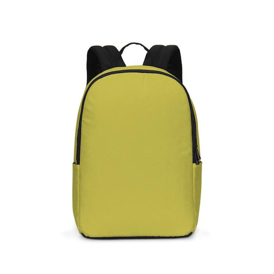 Muted Yellow Waterproof Backpack C0M0Y80K30 - Backpack