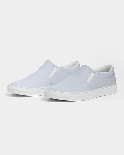 Pale Blue Men's Slip-On Canvas Sneakers C10M5Y0K0 - Side 3