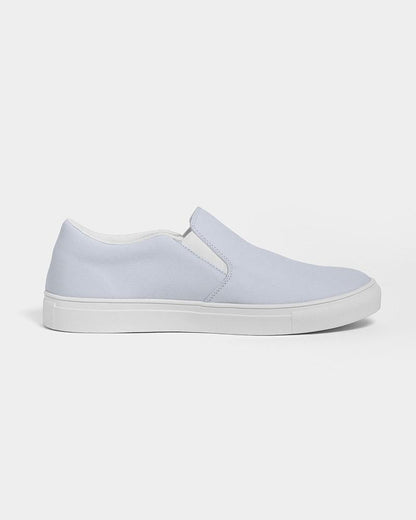 Pale Blue Men's Slip-On Canvas Sneakers C10M5Y0K0 - Side 4