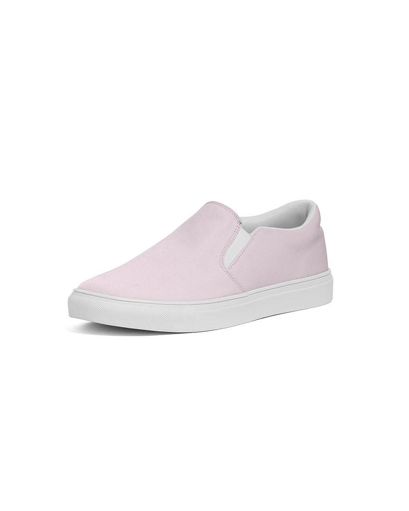 Pale Magenta Men's Slip-On Canvas Sneakers C0M10Y0K0 - Side 2