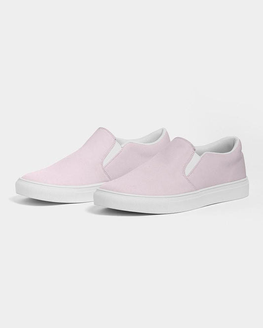 Pale Magenta Men's Slip-On Canvas Sneakers C0M10Y0K0 - Side 3