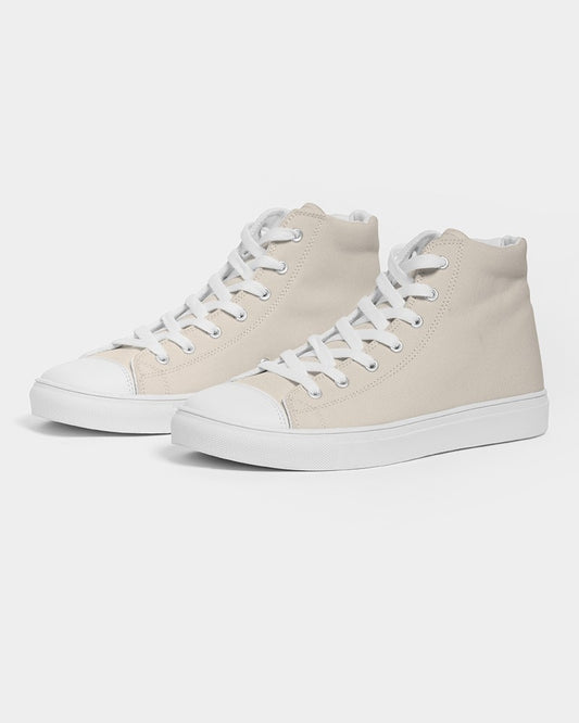 Pale Orange High-Top Canvas Sneakers C0M5Y10K0 - Side 3