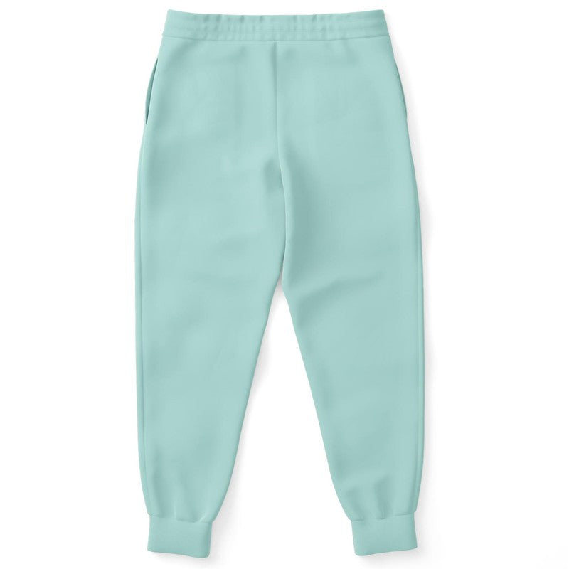 Pale Pastel Blue Cool Green Joggers C30M0Y15K0 - Back