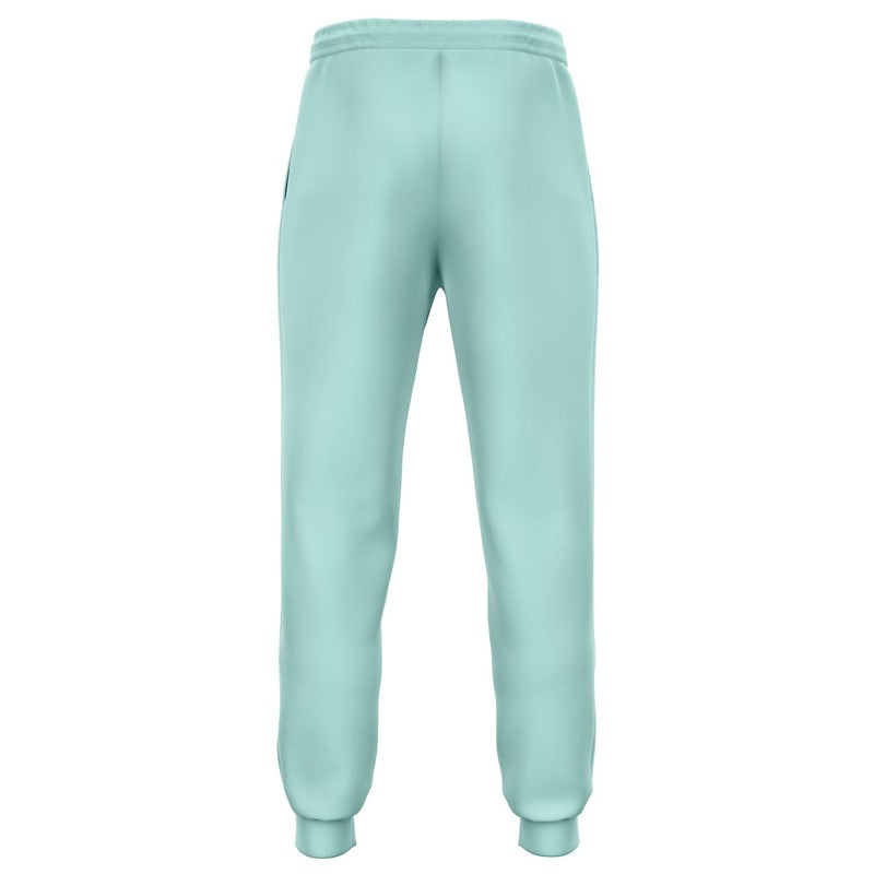 Pale Pastel Blue Cool Green Joggers C30M0Y15K0 - Ghost Back