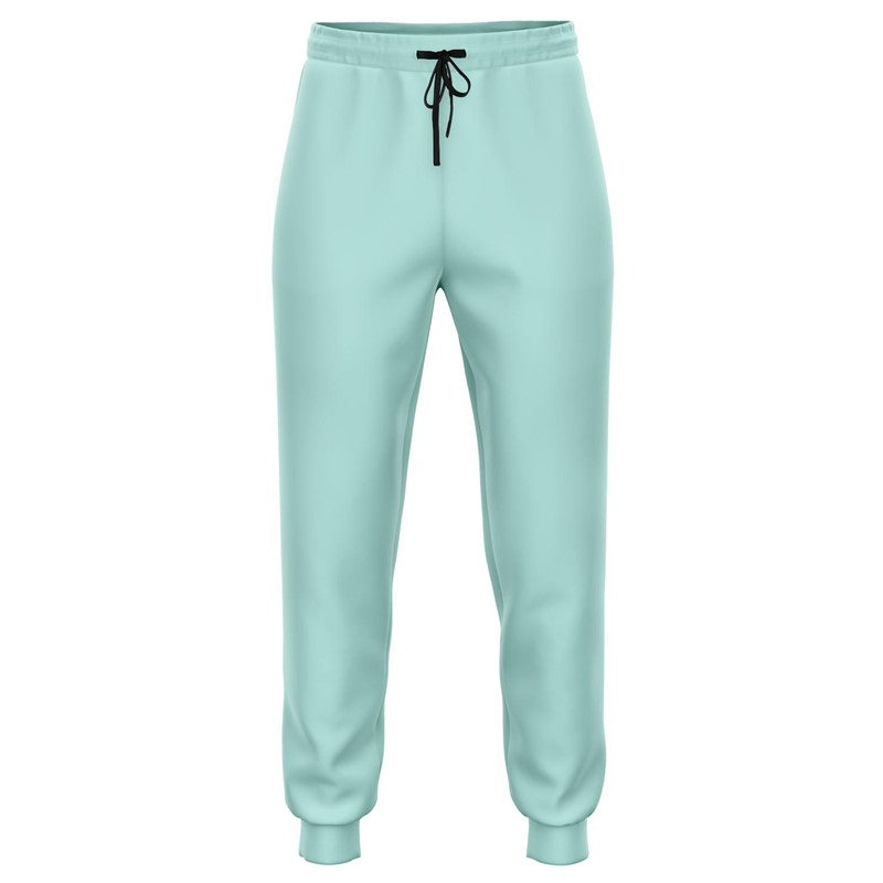 Pale Pastel Blue Cool Green Joggers C30M0Y15K0 - Ghost Front