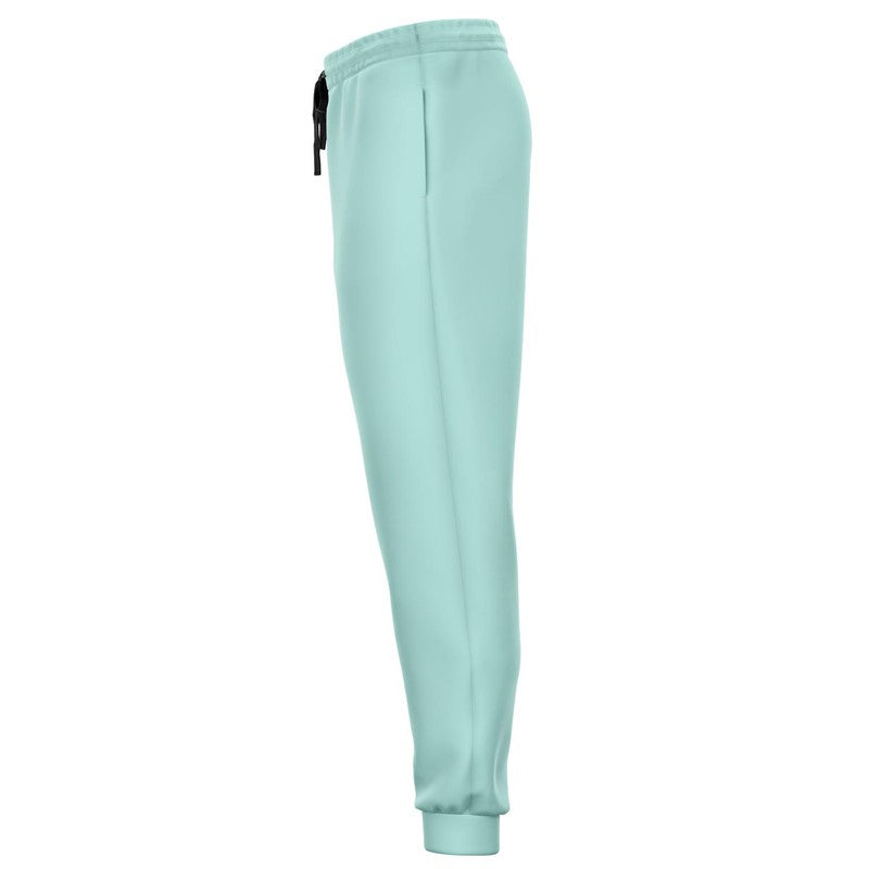 Pale Pastel Blue Cool Green Joggers C30M0Y15K0 - Ghost Side Left