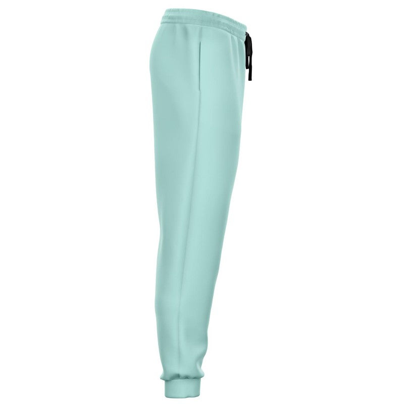 Pale Pastel Blue Cool Green Joggers C30M0Y15K0 - Ghost Side Right