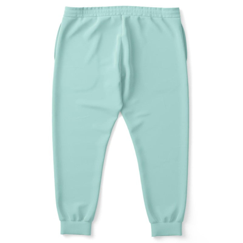 Pale Pastel Blue Cool Green Joggers PLUS C30M0Y15K0 - Back