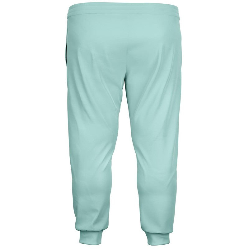 Pale Pastel Blue Cool Green Joggers PLUS C30M0Y15K0 - Ghost Back