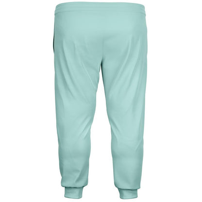 Pale Pastel Blue Cool Green Joggers PLUS C30M0Y15K0 - Ghost Back