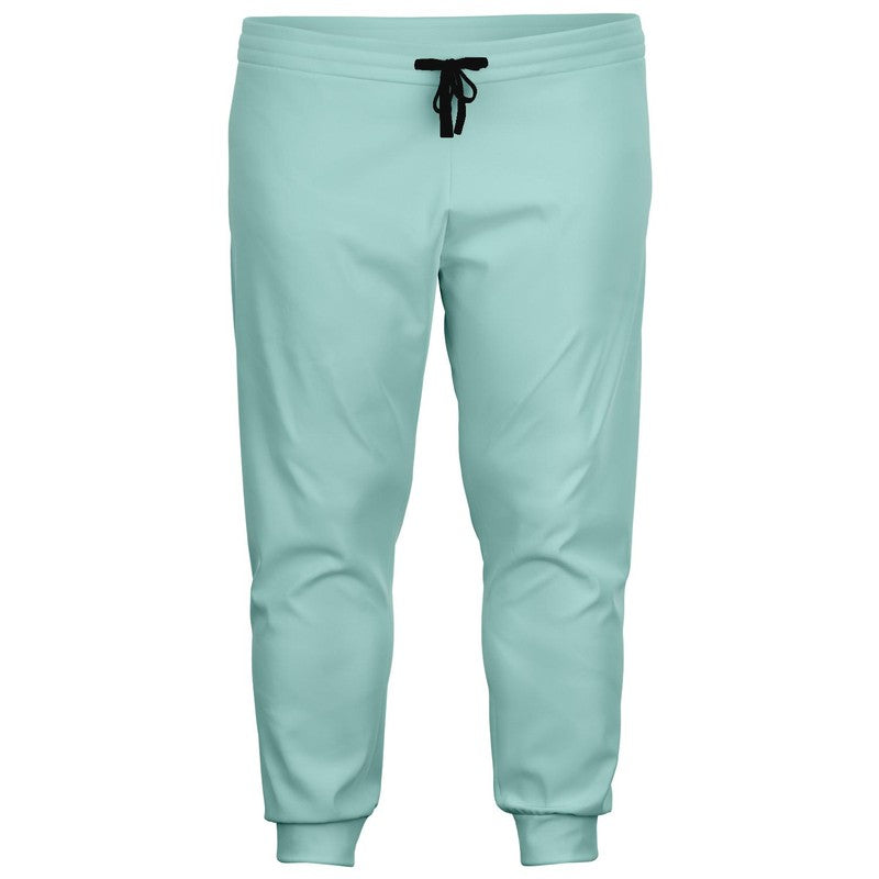 Pale Pastel Blue Cool Green Joggers PLUS C30M0Y15K0 - Ghost Front