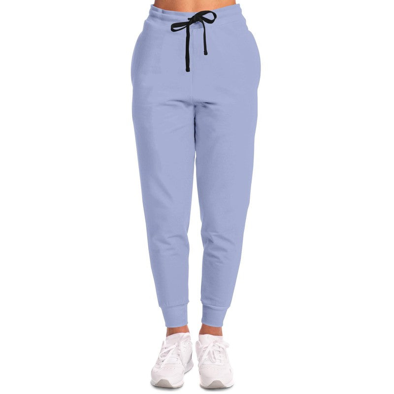 Pale Pastel Blue Joggers C30M22Y0K0 - Woman Front