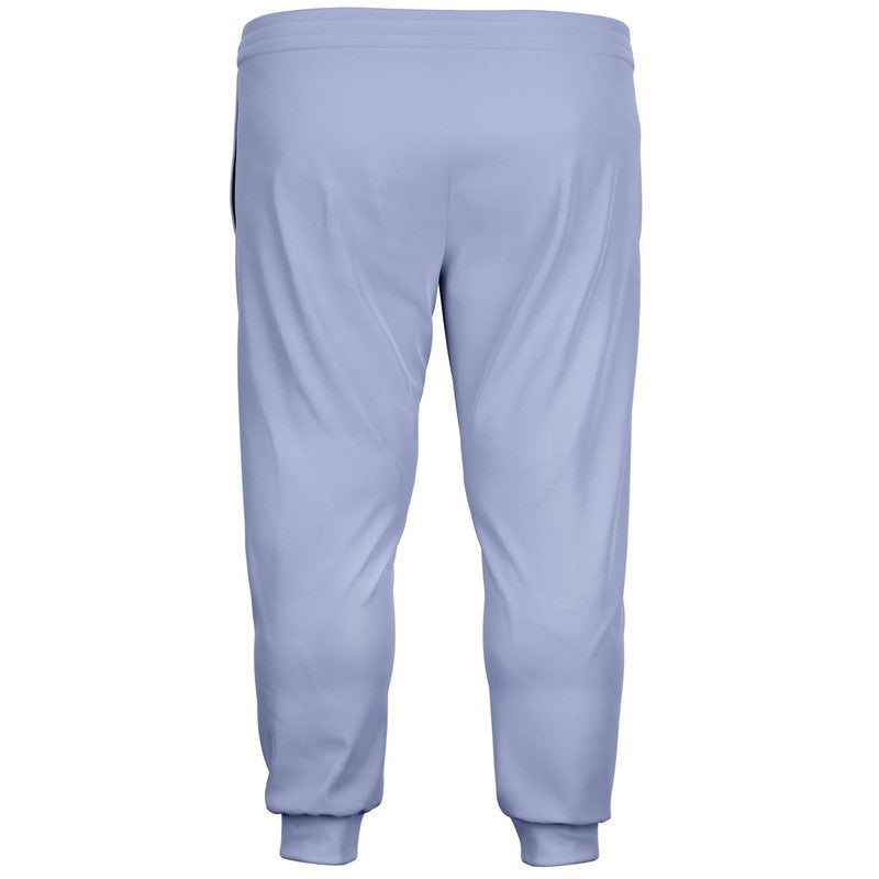 Pale Pastel Blue Joggers PLUS C30M22Y0K0 - Ghost Back