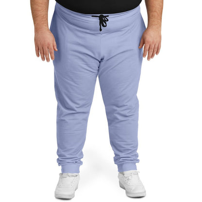 Pale Pastel Blue Joggers PLUS C30M22Y0K0 - Man Front 2