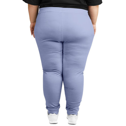 Pale Pastel Blue Joggers PLUS C30M22Y0K0 - Woman Back 2