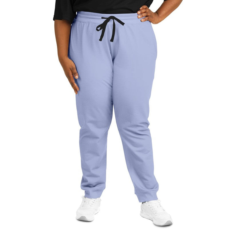 Pale Pastel Blue Joggers PLUS C30M22Y0K0 - Woman Front