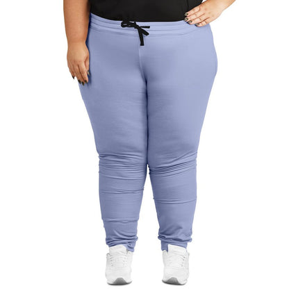 Pale Pastel Blue Joggers PLUS C30M22Y0K0 - Woman Front 2