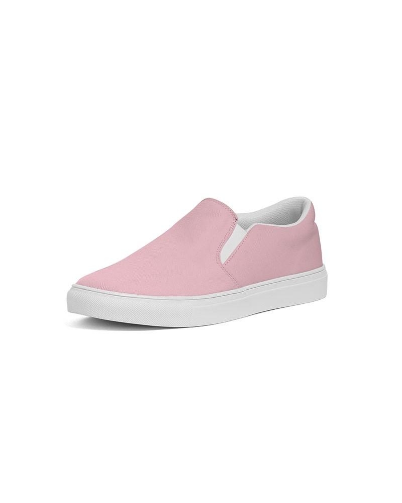 Pale Pastel Cool Pink Men's Slip-On Canvas Sneakers C0M30Y8K0 - Side 2