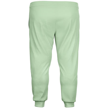 Pale Pastel Green Joggers PLUS C22M0Y30K0 - Ghost Back