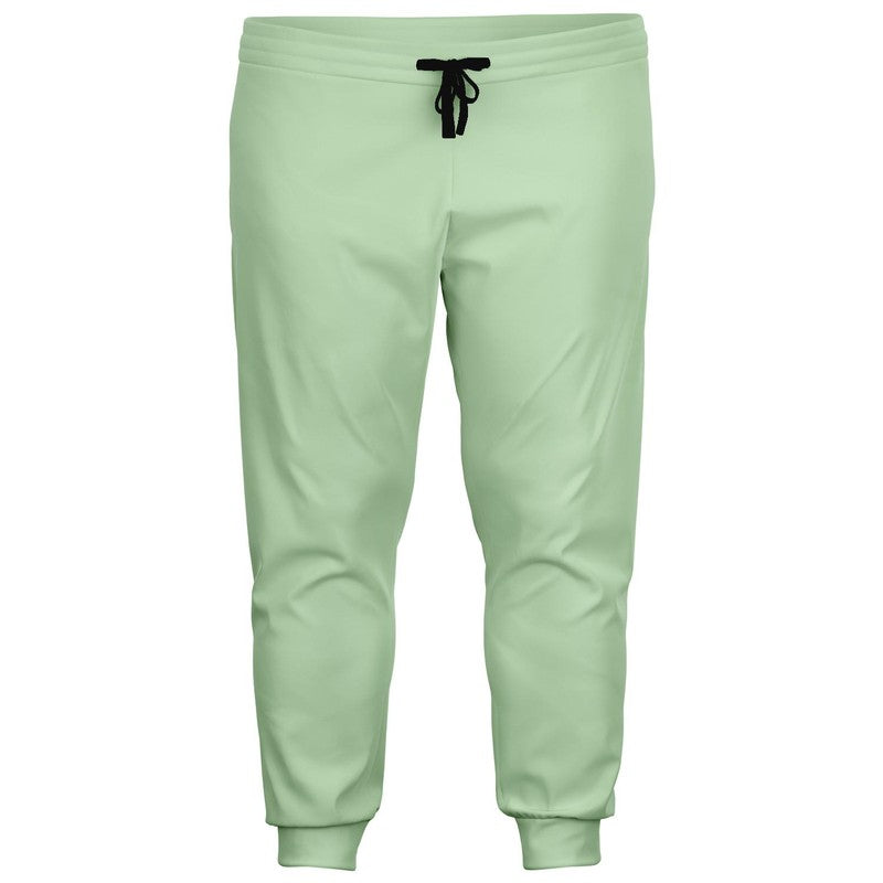 Pale Pastel Green Joggers PLUS C22M0Y30K0 - Ghost Front