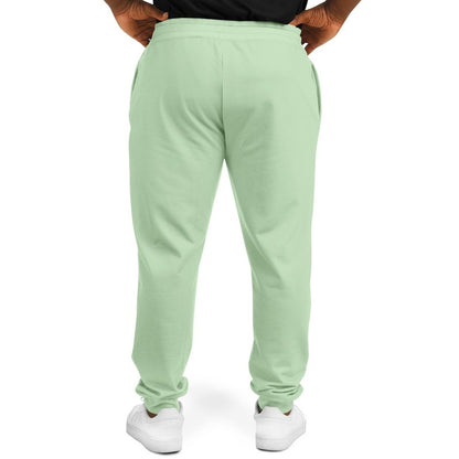 Pale Pastel Green Joggers PLUS C22M0Y30K0 - Man Back