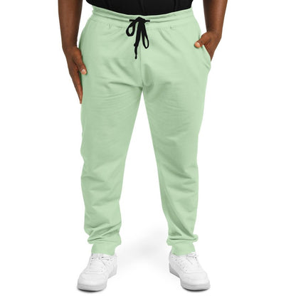 Pale Pastel Green Joggers PLUS C22M0Y30K0 - Man Front