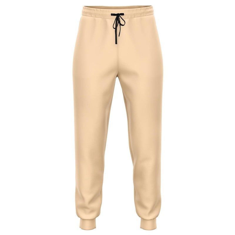 Pale Pastel Orange Joggers C0M15Y30K0 - Ghost Front