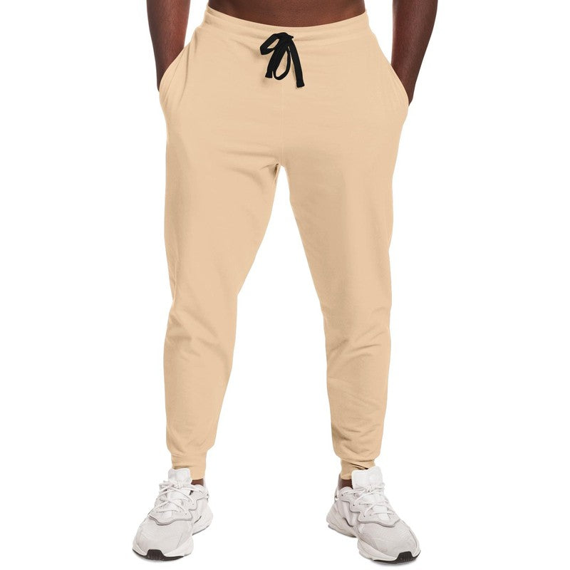 Pale Pastel Orange Joggers C0M15Y30K0 - Man Front