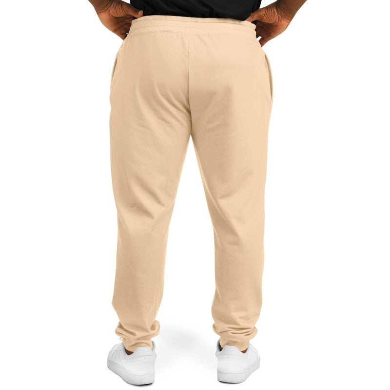 Pale Pastel Orange Joggers PLUS C0M15Y30K0 - Man Back