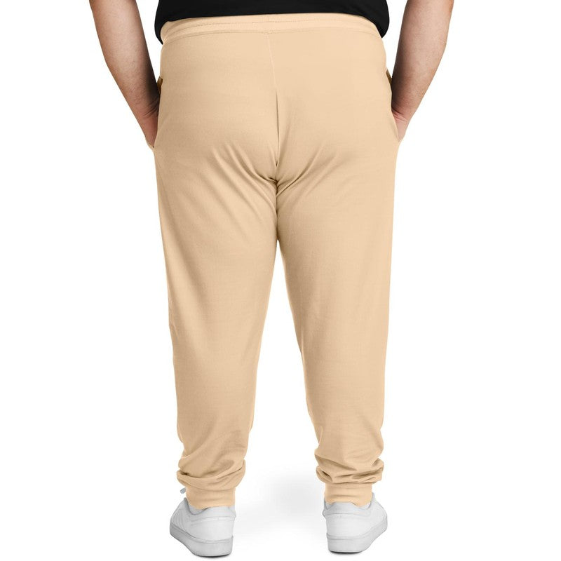 Pale Pastel Orange Joggers PLUS C0M15Y30K0 - Man Back 2