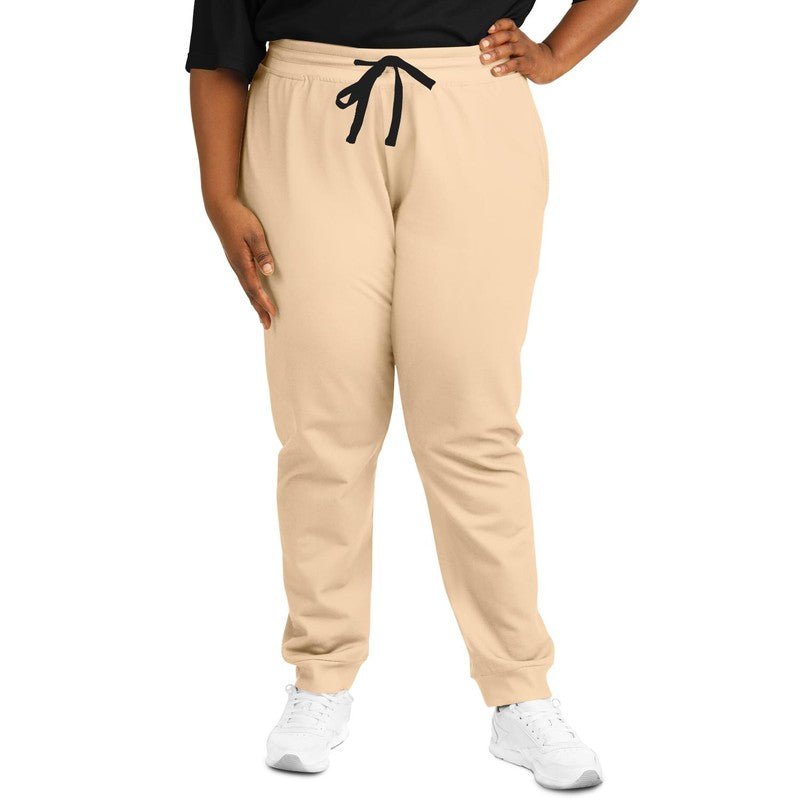 Pale Pastel Orange Joggers PLUS C0M15Y30K0 - Woman Front