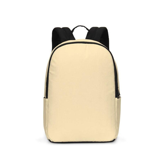 Pale Pastel Orange Yellow Waterproof Backpack C0M8Y30K0 - Backpack